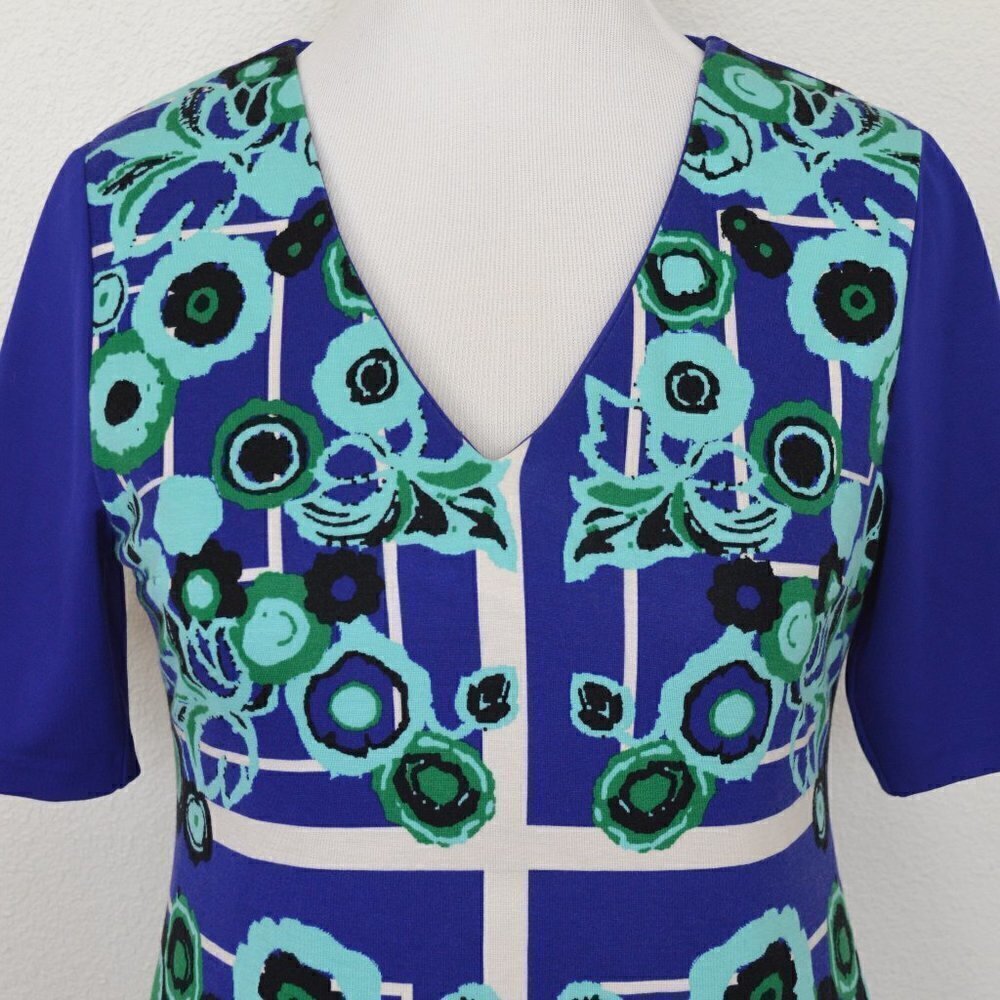 Plenty by Tracy Reese Mod Floral Dress Petite 12 - Picture 2 of 8